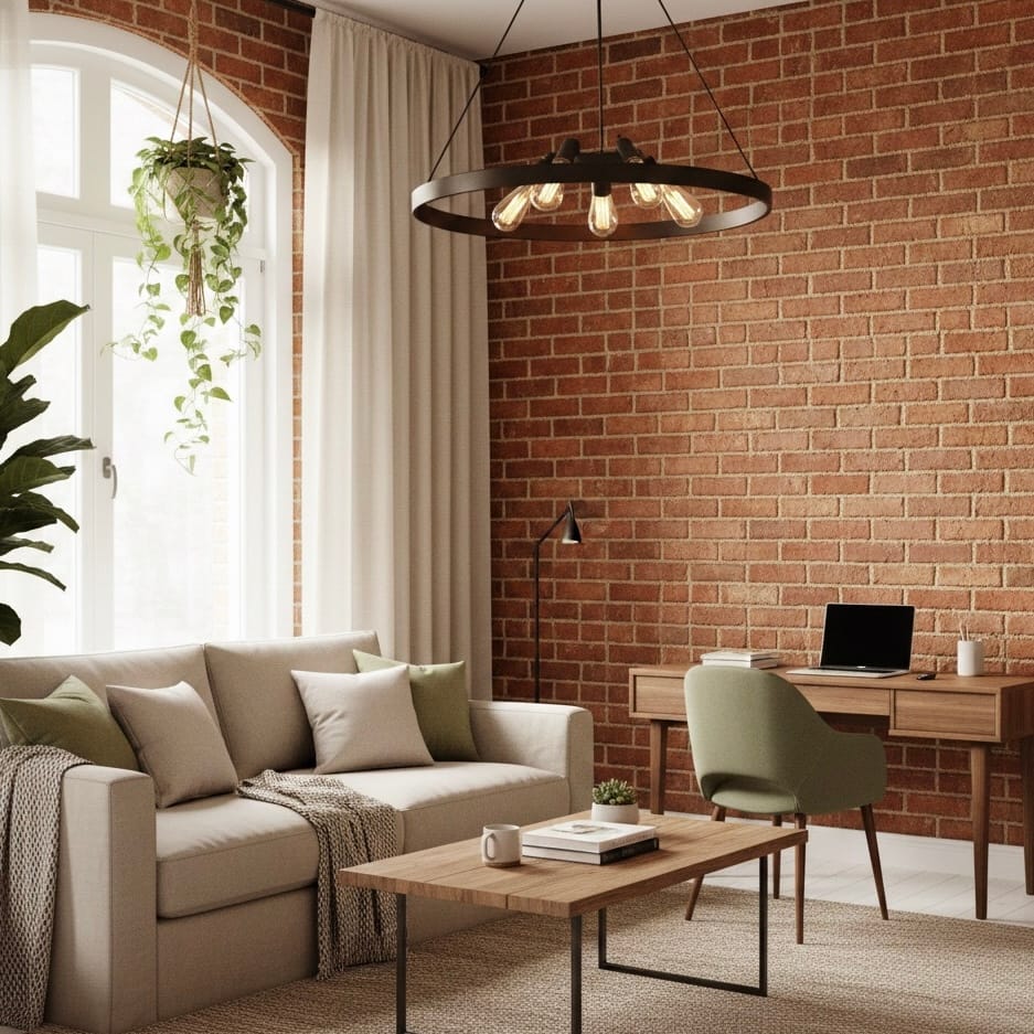 Cozy Airbnb apartment living room managed by EZRA in Asunción